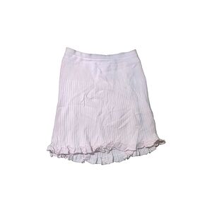 Vintage Cream Pink DKNY Pleated Mini Skirt